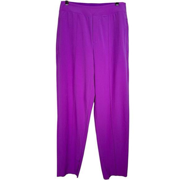 Athleta Brooklyn Heights‎ Vienna Pants 4 Slim Jazzy Purple travel commute - Picture 2 of 13
